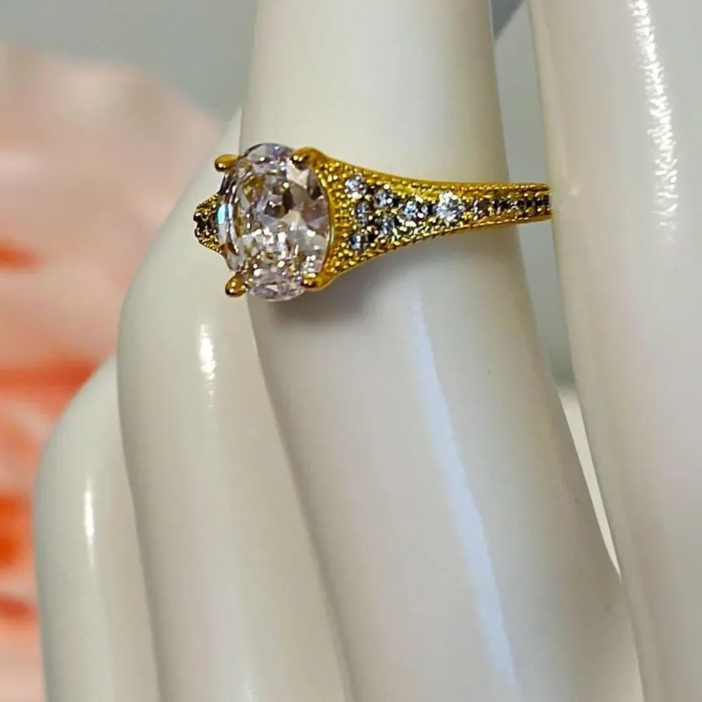 18k gold plated stainless steel
